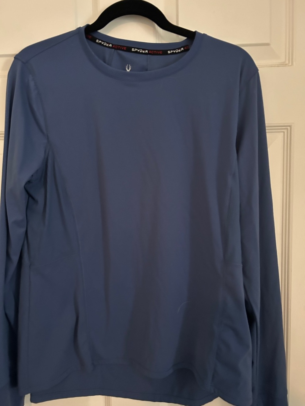 Spyder Men’s Long-Sleeve Performance Tee - Steel Blue